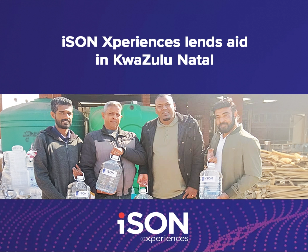 iSON Xperiences lends aid in KwaZulu Natal
